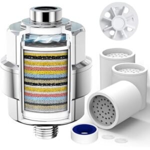 Safer H₂O Alkaline Mineral Shower Filter