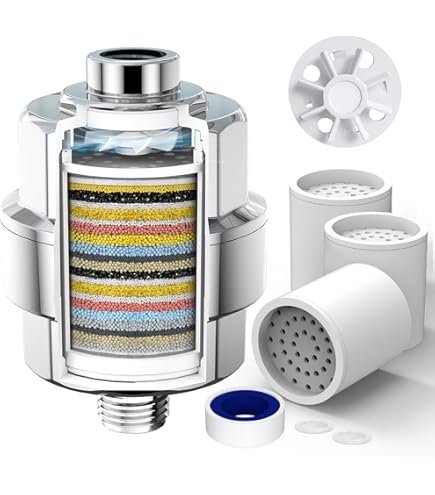 Safer H₂O Alkaline Mineral Shower Filter