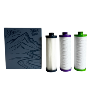 SaferH₂O Stream Replacement Filter Pack for the Stream Under Sink and RV Filtration System