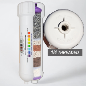 QMP 301 ALKA (1/4" Threaded) Under Counter Alkaline Inline Water Filter Cartridge